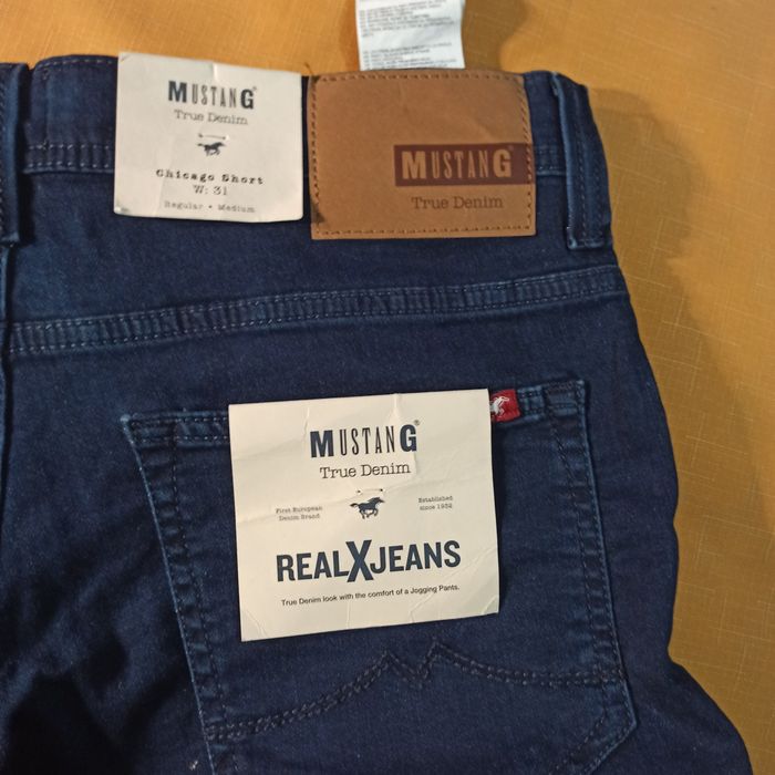 MUSTANG W 31 Chicago Short True Denim szorty spodenki krótkie męskie jeans