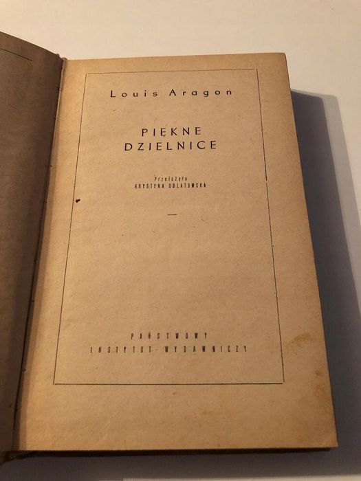 Piękne Dzielnice Louis Aragon