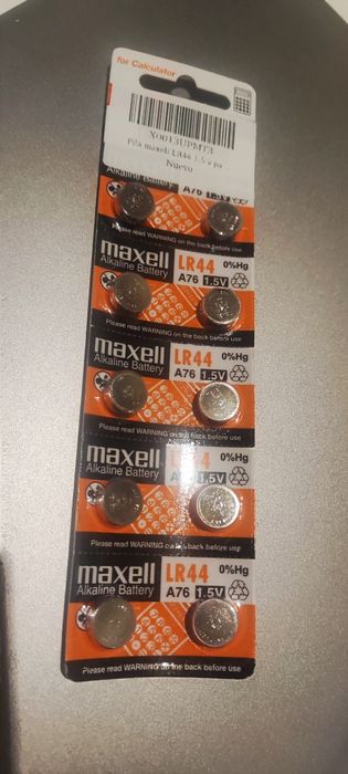 Pilha Maxell LR44430452144457666561