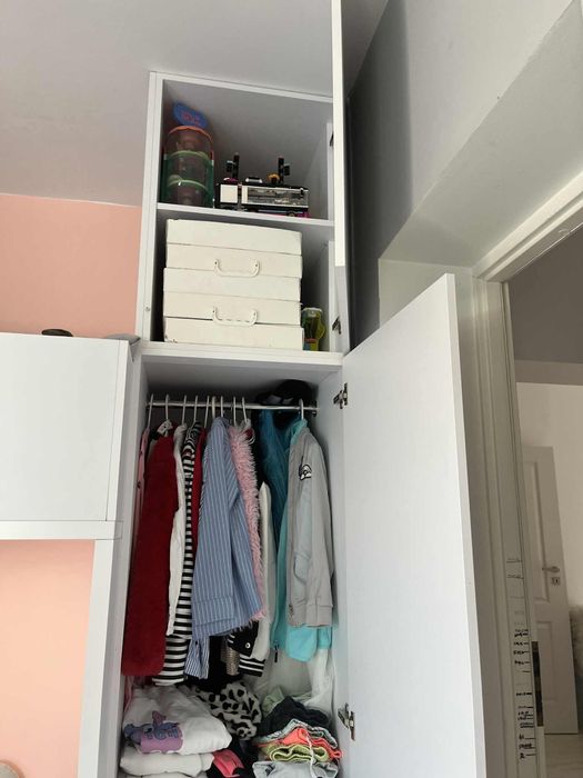 Designerska zabudowa antresola, łóżko piętrowe z sofą, dużo szafek !!!