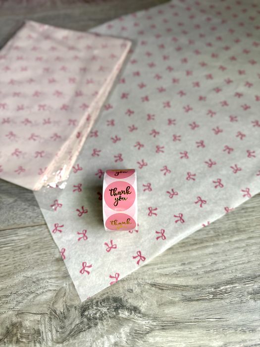 Наліпки Thank you стікери 500шт/рулон