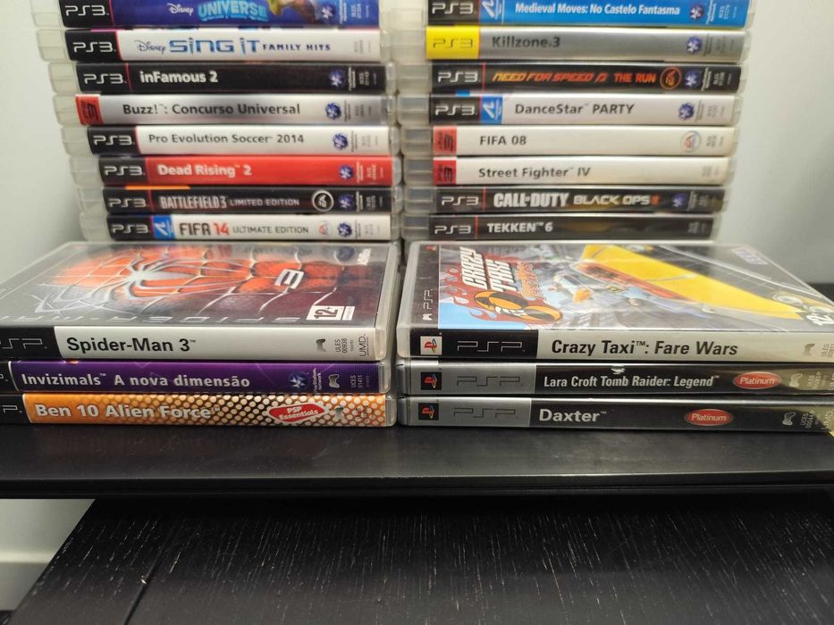 Jogos Ps3 e PSP variados desde 1,5€