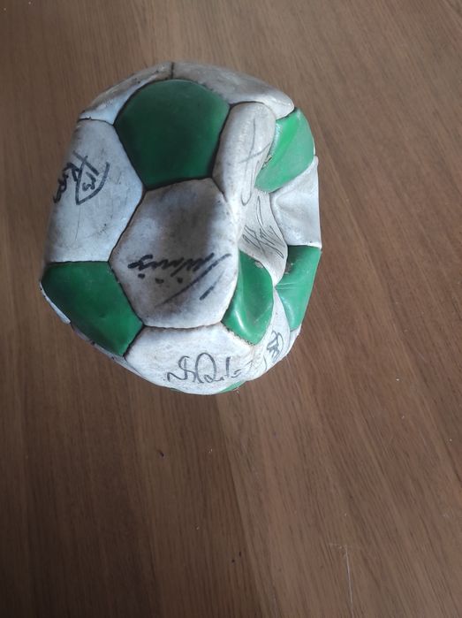 Bola Sporting autografada