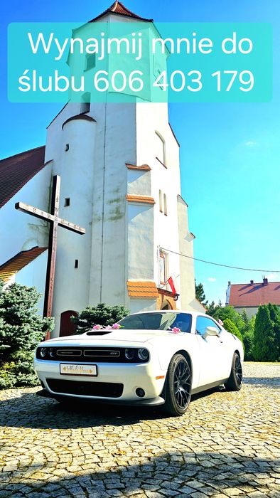 Wynajem auta do ślubu Dodge Challenger Durango