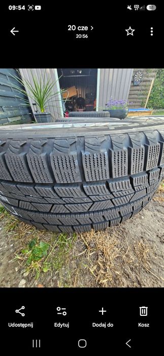 Felg 18 cali z bmw e-65i z nowymi oponami zimowymi