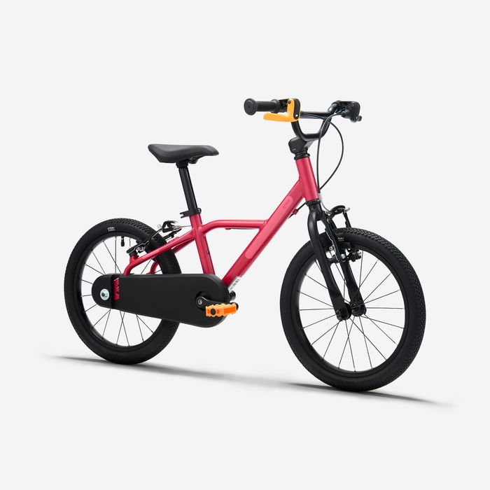 Bicicleta de Criança 16 polegadas 4-6 anos, DISCOVER 900 Rosa