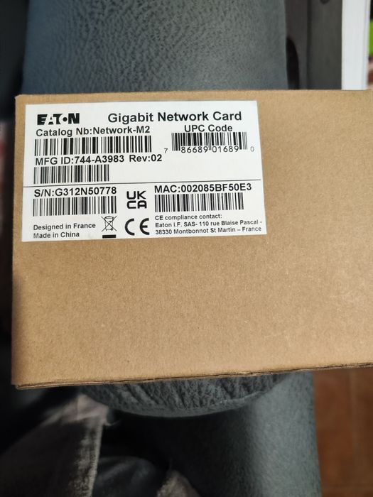 Placa de rede Eaton Gigabit para UPS Network-M2