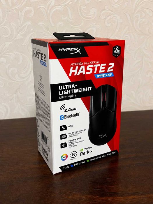 Мишка HyperX Pulsefire Haste 2 Wireless Black | Повністю нова