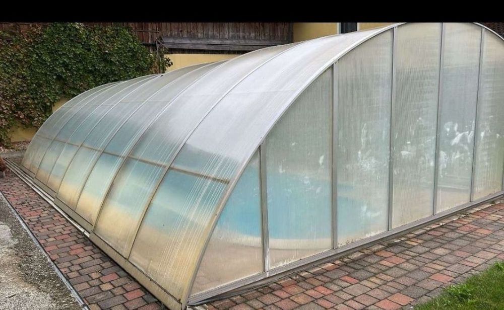 Okazja, duzy basen caloroczny stalowy 730x375 x120