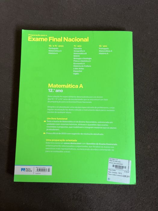 Matematics 12 ano prepara exame