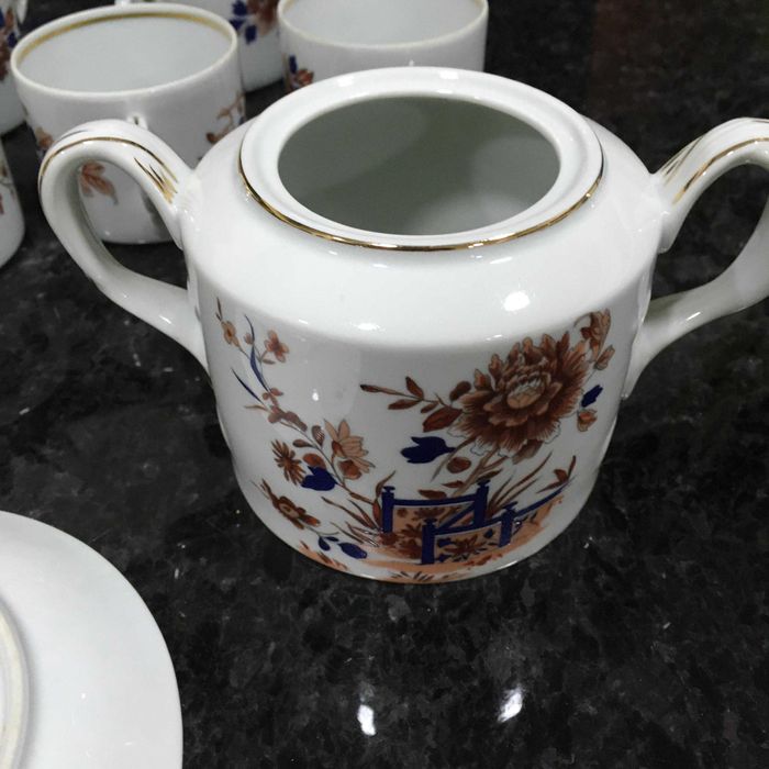 Conjunto chá Vista Alegre excelente estado muito antigo vintage