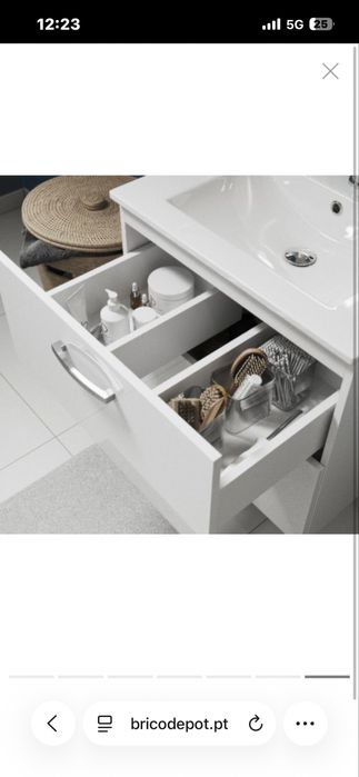 Conjunto Casa de banho pia + movel ARUNA