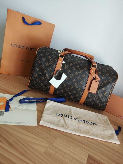 Louis Vuitton Torba podróżna, na siłownię, weekendowa, skóra 73.98