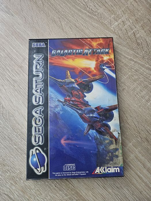 Pudełko Galactic Attack Sega Saturn