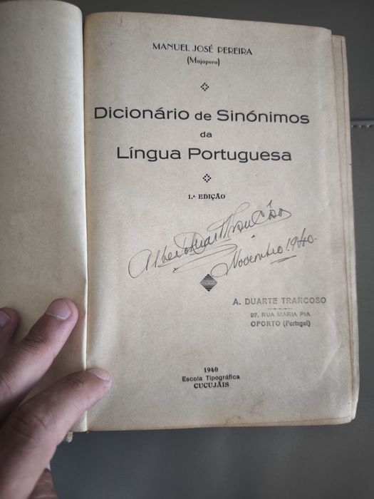Dicionário de sinónimos da Língua Portuguesa