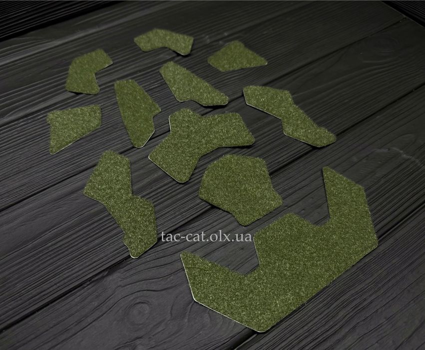 Велкро панели для шлема каски липучки