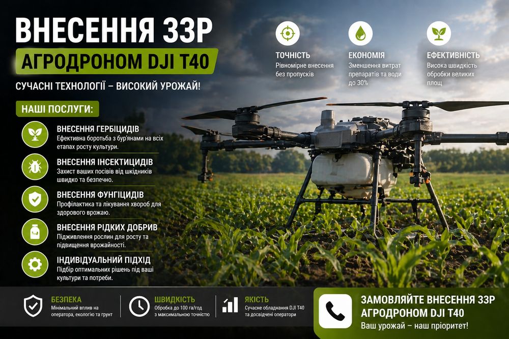 Послуги АГРОДРОНУ