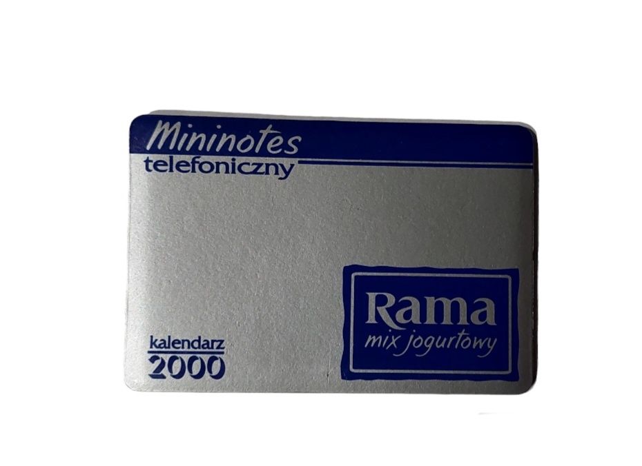 Mininotes telefoniczny Rama 2000 rok