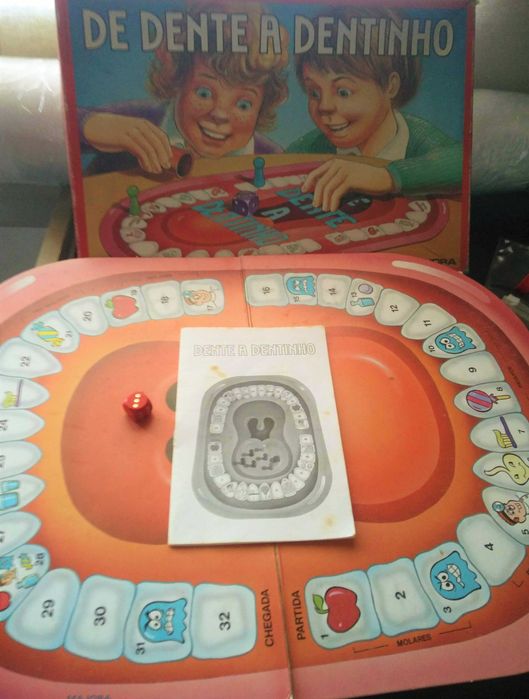 Jogo de Tabuleiro De Dente a Dentinho da Majora