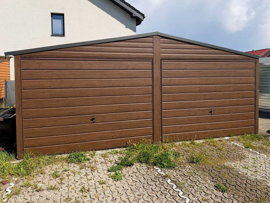Garaż Dwustanowiskowy 6x6m – 2 letni – producent SSP Garaże | Okazja!