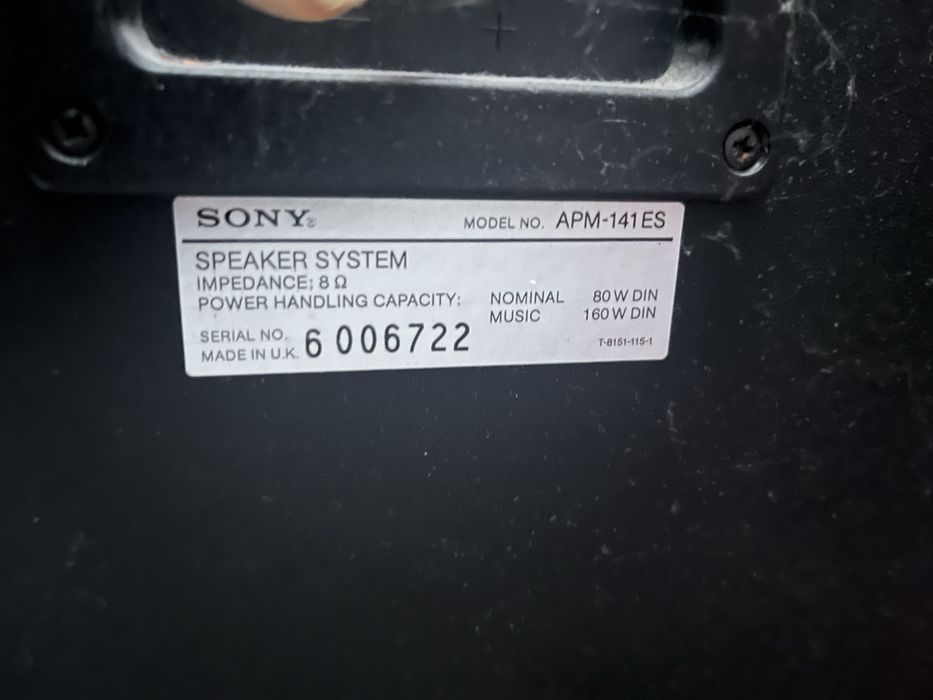 Wzmaczniacz Yamaha plus glosniki Sony