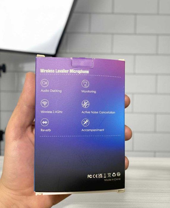 Бездротовий петличний Мікрофон  Iphone Петличний микрофон Android