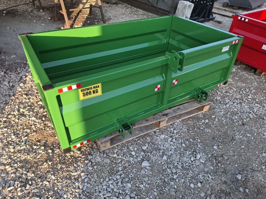Skrzynia transportowa do ciągnika i minitraktorka