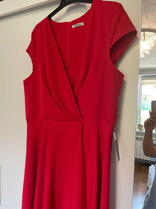 Nowa z metką sukienka maxi długa plus size 50 5xl wesele poprawiny