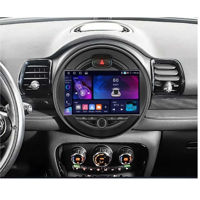 Auto Rádio Android Ecrã GPS Mini Cooper F55 F56 F57 CarPlay + Câmara
