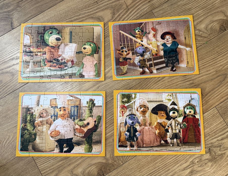 Puzzle (4w1) dla 4+ Trefliki +gratis