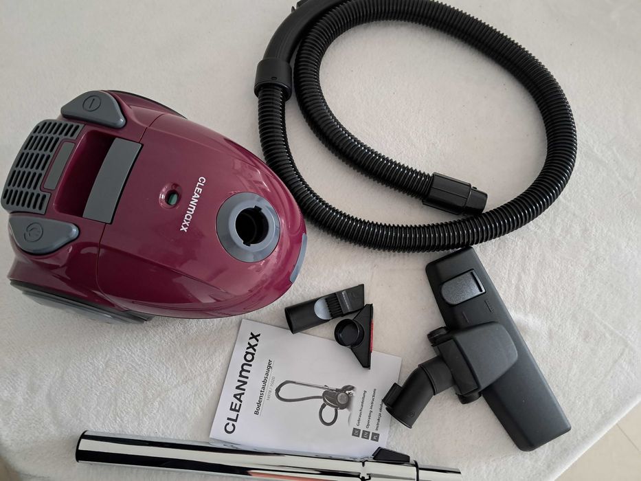 CLEANmaxx Odkurzacz Bordowy