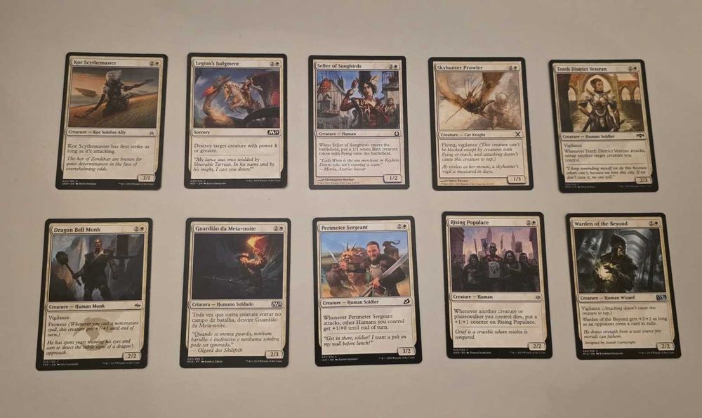 Cartas Magic - Brancas