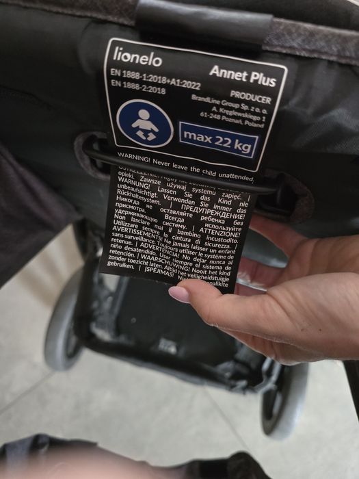 Wózek spacerowy Lionelo Anett Plus