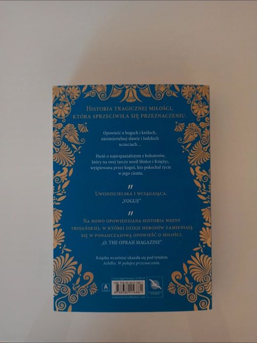 Książka Pieśń o Achillesie Madeline Miller
