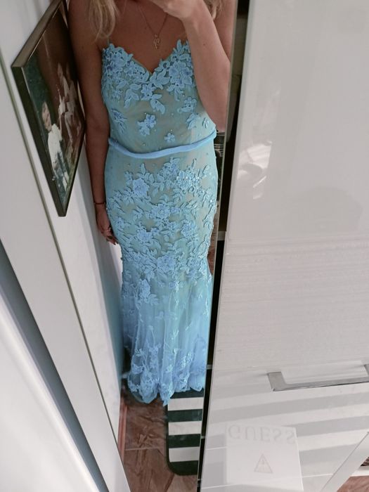 Przepiękna suknia maxi r34/36