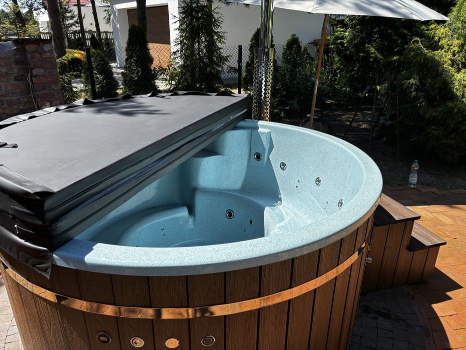 Jacuzzi ogrodowe Balia Ogrodowa z piecem zewnetrznym, raty 0%