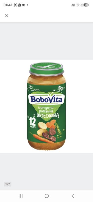Bobovita obiadek 250 g