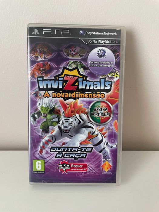 Invizimals: A Nova Dimensão - (PSP)- Completo & Testado