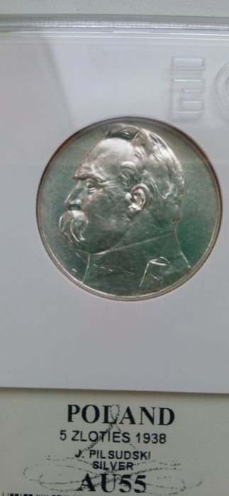 5 złotych 1938  Piłsudski