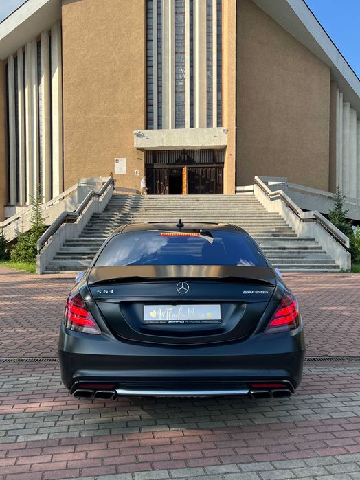 Auto Samochód do Ślubu - MERCEDES S 6.3 AMG - Częstochowa - cały śląsk