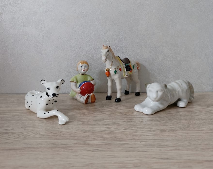 Фарфоровые статуэтки СССР и зарубежные. Винтаж