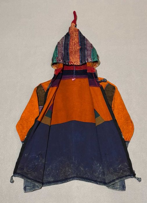 Bluza z kapturem zip Boho Hippie Nepal roz. L