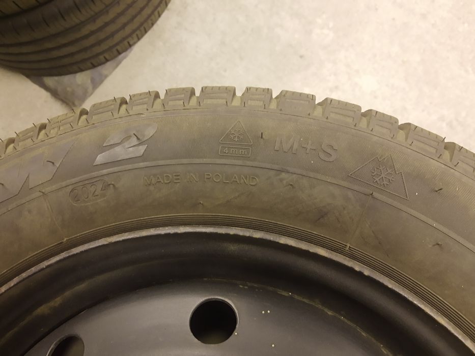 Koła zimowe 5x108 16' opony 205/55/16 bdb stan