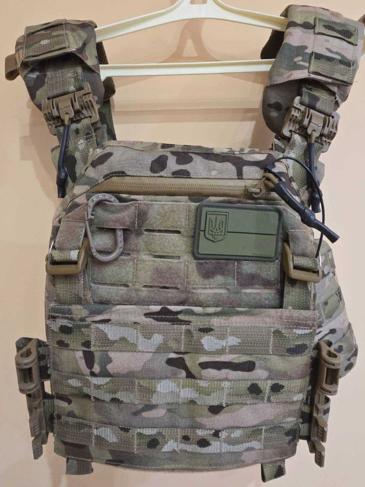 UKRARMOR плитоноска покращена PRO під бронеплити 25х30 см, мультикам