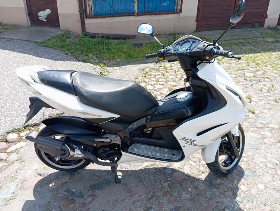 Peugeot Jetforce lampy elektryka koła plastyki licznik