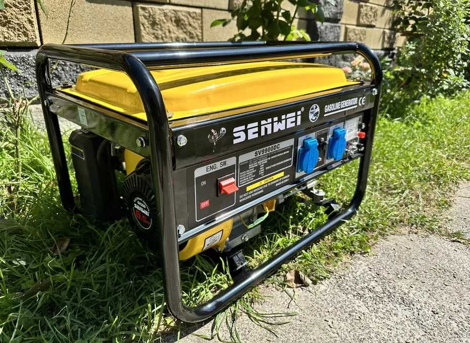 ТЯГНЕ ВЕСЬ БУДИНОК! Генератор бензиновий SENWEI на 3,5 кВт. Однофазний