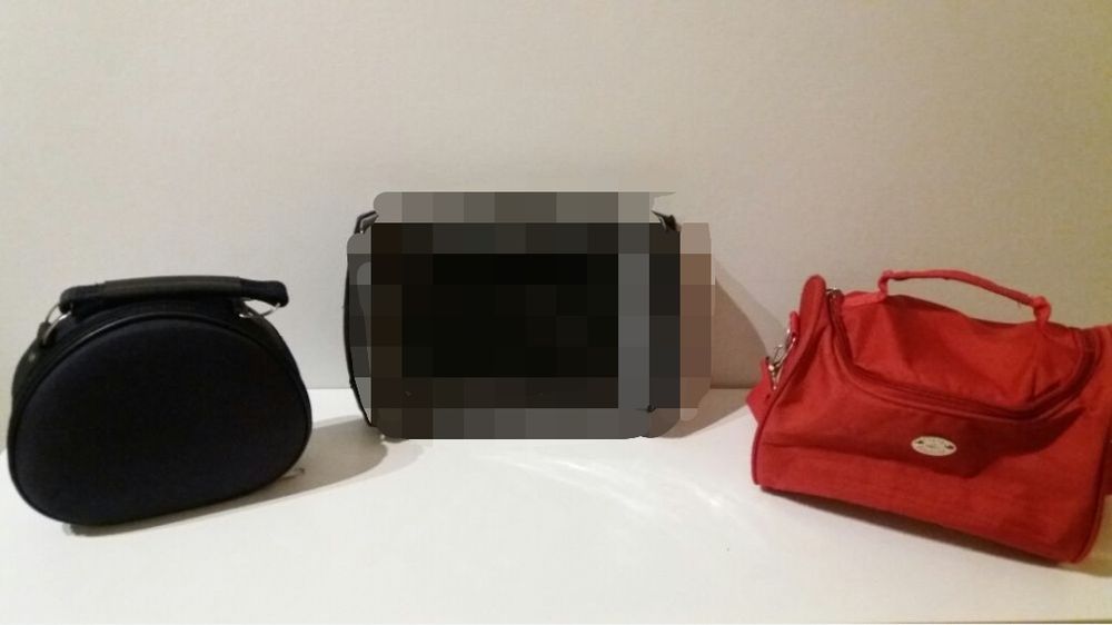 Necessaires/bolsas de viagem