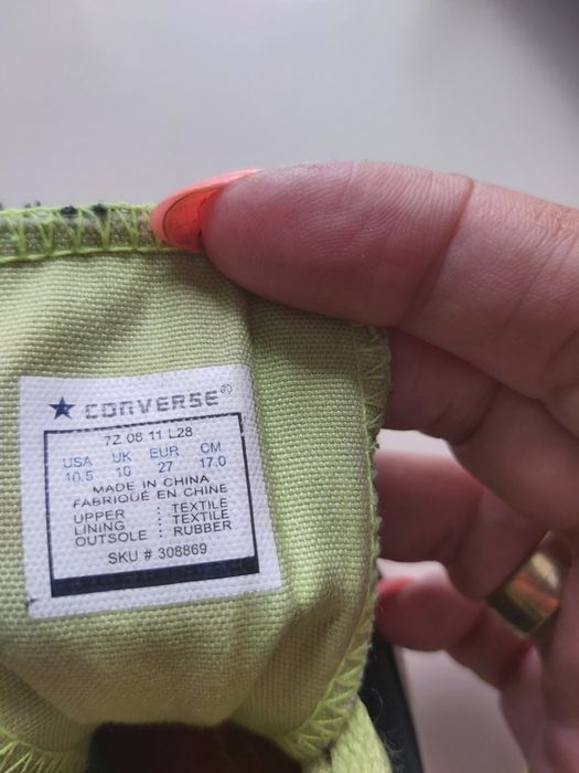 Tramki converse roz 27