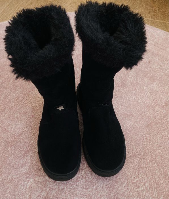 Сапожки замшові  Zara,32