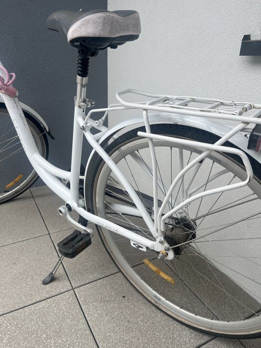 Rower miejski Storm Paris 28" 3-biegowy Shimano Nexus Biało-Różowy